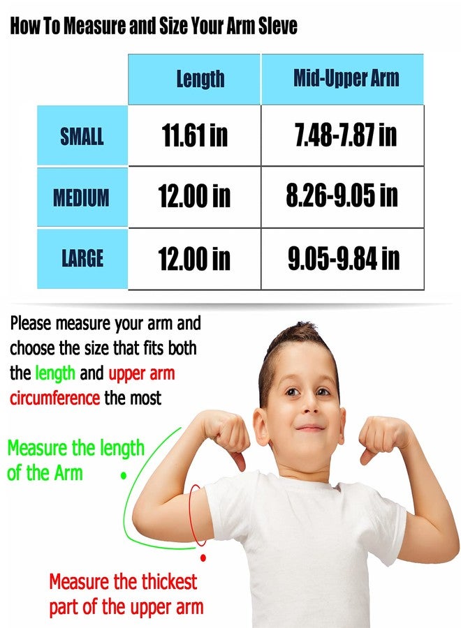 Luwint Children Volleyball Arm Pads - Boys & Girls Compression Armour Protective Elbow Guard for Football Basketball Baseball Bowling Tennis Hockey Sports, 1 Pair (Small) - Image 3